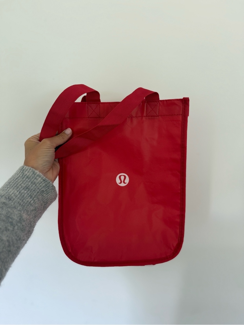 Reusable Red Lululemon Bag